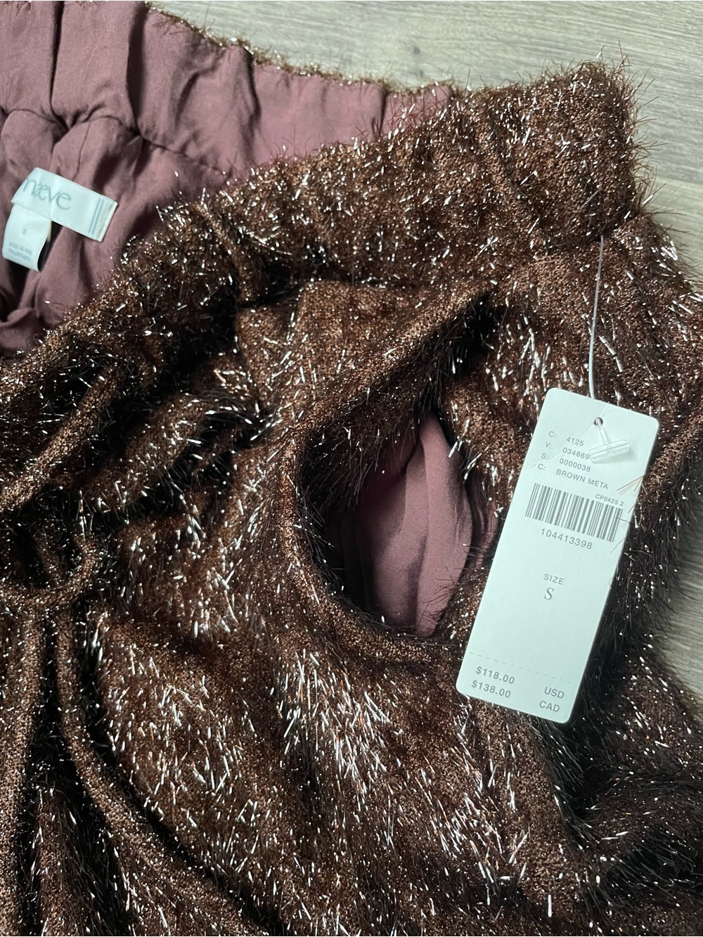 NWOT Anthro Maeve Shorts & Glamorous 100% Cashmere Tahari sweater SMALL - Picture 6 of 11